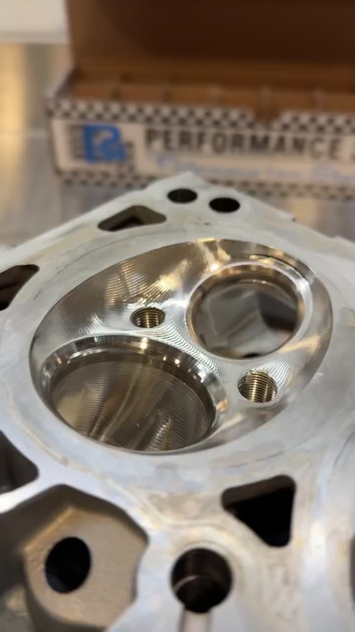 Supercharged 6.2 Hellcat HEMI cylinder head at Carma Performance in Nashville