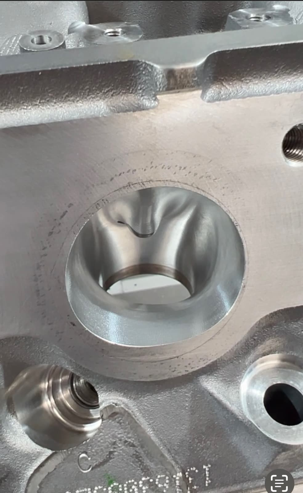 LS3 cylinder head CNC ported at Carma Performance in Nashville